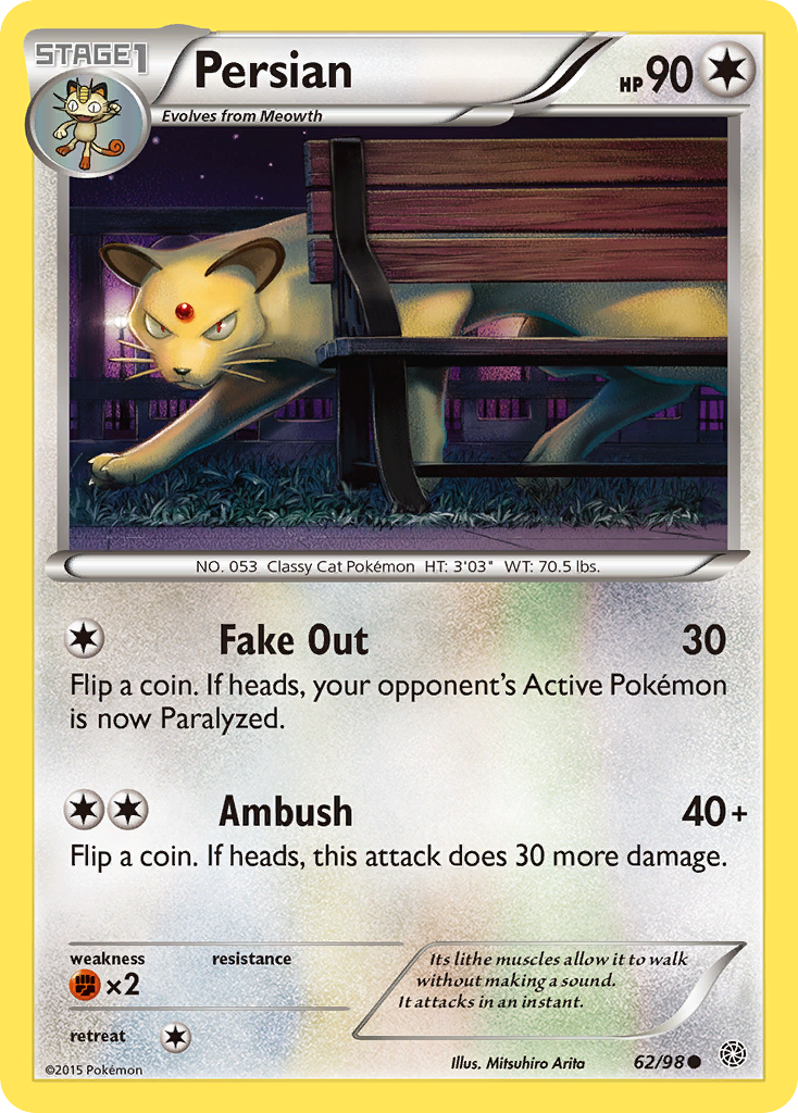 Persian (62/98) [XY: Ancient Origins] | Play N Trade Winnipeg