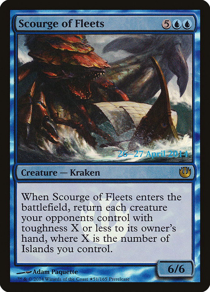 Scourge of Fleets  [Journey into Nyx Prerelease Promos] | Play N Trade Winnipeg