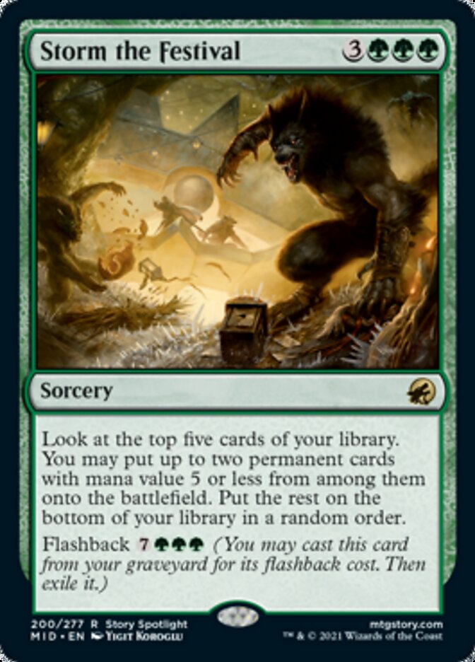 Storm the Festival [Innistrad: Midnight Hunt] | Play N Trade Winnipeg