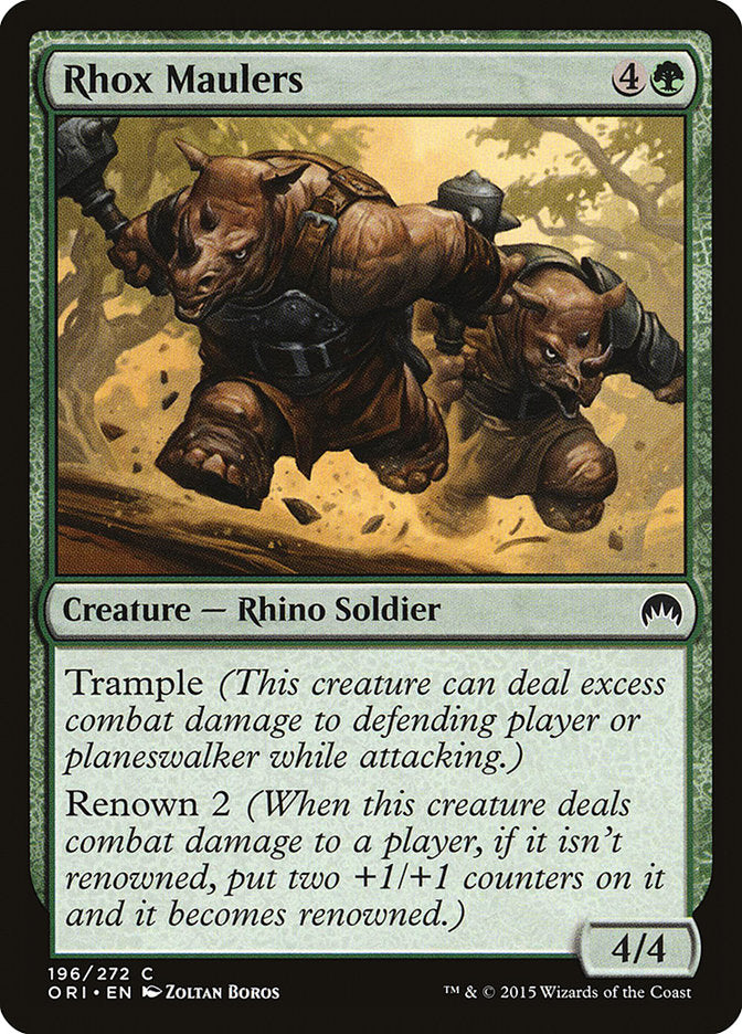 Rhox Maulers [Magic Origins] | Play N Trade Winnipeg