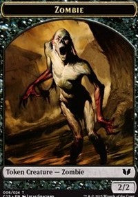 Zombie // Spirit (022) Double-Sided Token [Commander 2015 Tokens] | Play N Trade Winnipeg