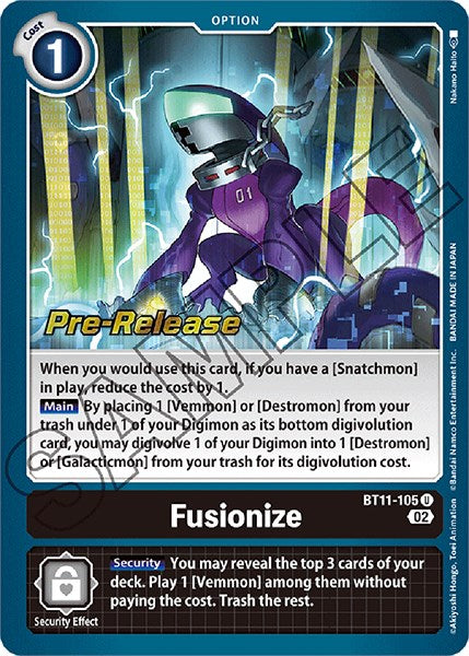 Fusionize [BT11-105] [Dimensional Phase Pre-Release Promos] | Play N Trade Winnipeg