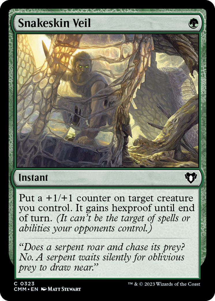 Snakeskin Veil [Commander Masters] | Play N Trade Winnipeg