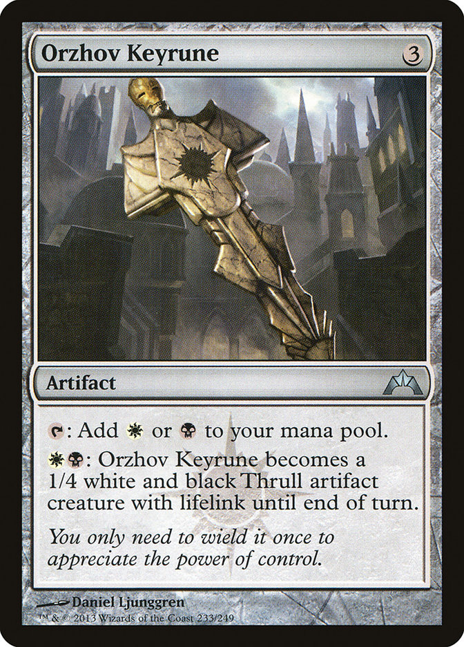 Orzhov Keyrune [Gatecrash] | Play N Trade Winnipeg
