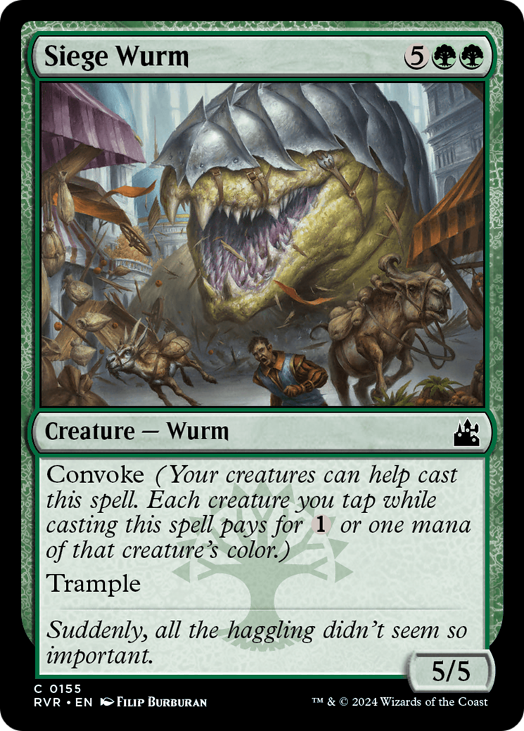 Siege Wurm [Ravnica Remastered] | Play N Trade Winnipeg