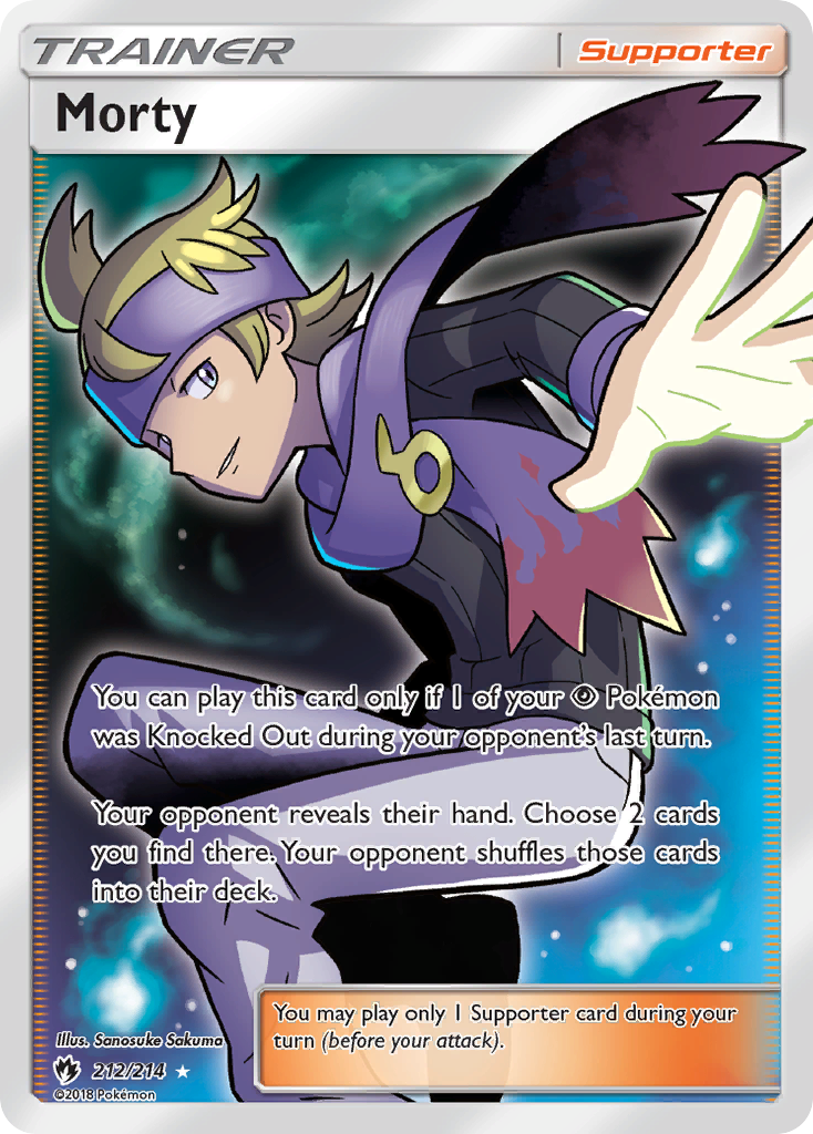 Morty (212/214) [Sun & Moon: Lost Thunder] | Play N Trade Winnipeg