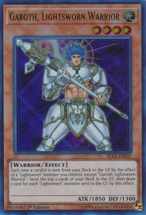 Garoth, Lightsworn Warrior [BLLR-EN037] Ultra Rare | Play N Trade Winnipeg
