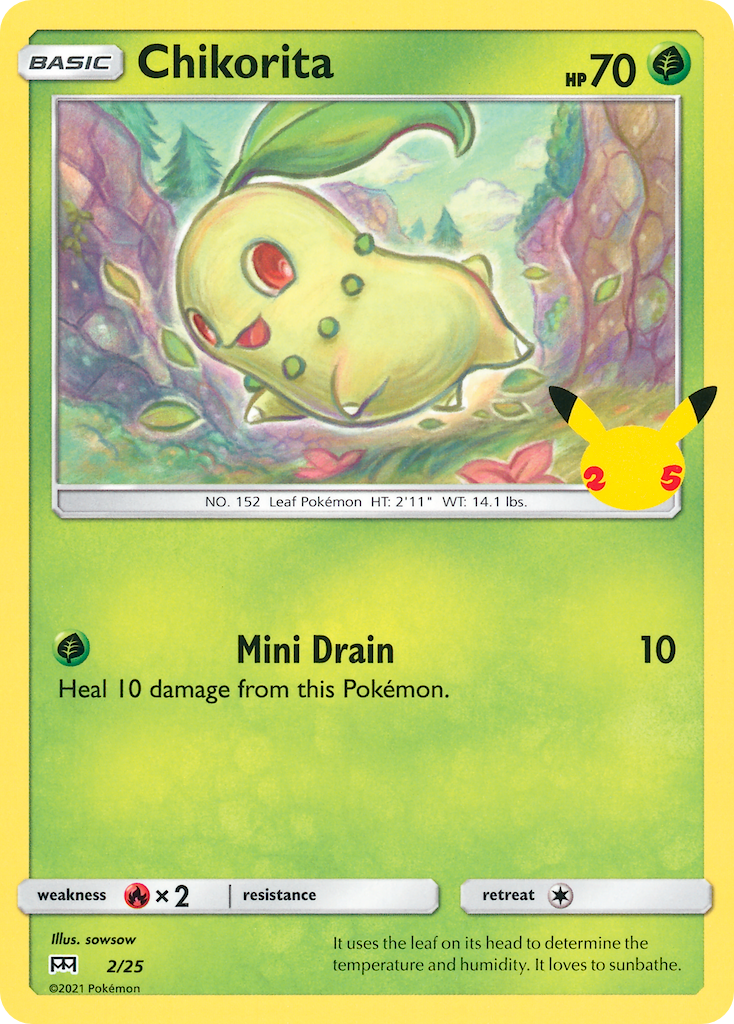 Chikorita (2/25) [McDonald's 25th Anniversary] | Play N Trade Winnipeg