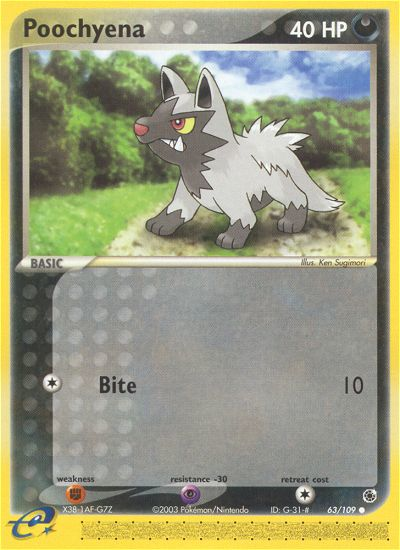 Poochyena (63/109) [EX: Ruby & Sapphire] | Play N Trade Winnipeg