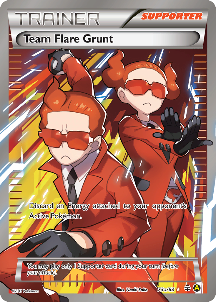 Team Flare Grunt (73a/83) [Alternate Art Promos] | Play N Trade Winnipeg