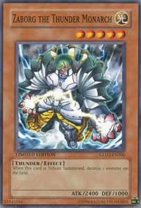 Zaborg the Thunder Monarch [GLD2-EN006] Common | Play N Trade Winnipeg