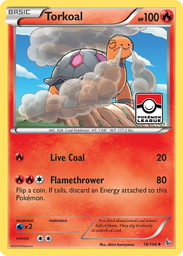 Torkoal (16/106) [XY: Flashfire] | Play N Trade Winnipeg