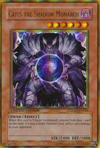 Caius the Shadow Monarch [GLD2-EN033] Ultra Rare | Play N Trade Winnipeg