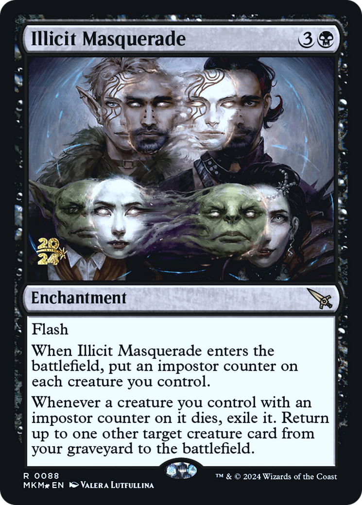 Illicit Masquerade [Murders at Karlov Manor Prerelease Promos] | Play N Trade Winnipeg