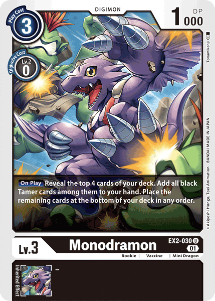 Monodramon [EX2-030] [Digital Hazard] | Play N Trade Winnipeg