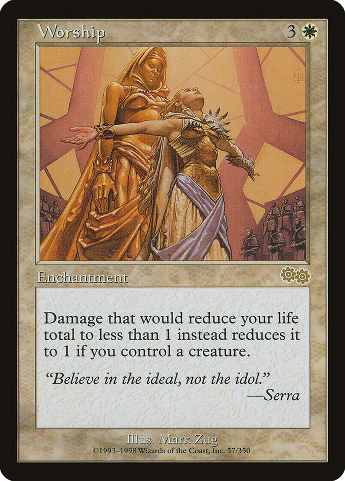 Worship [Urza's Saga] | Play N Trade Winnipeg