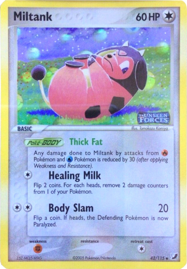 Miltank (42/115) (Stamped) [EX: Unseen Forces] | Play N Trade Winnipeg