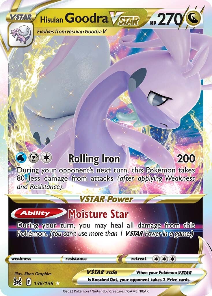 Hisuian Goodra VSTAR (136/196) [Sword & Shield: Lost Origin] | Play N Trade Winnipeg