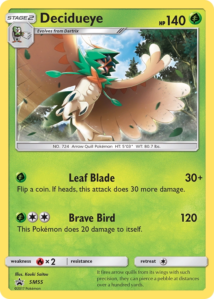 Decidueye (SM55) [Sun & Moon: Black Star Promos] | Play N Trade Winnipeg