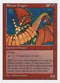 Shivan Dragon (Oversized) [Oversize Cards] | Play N Trade Winnipeg