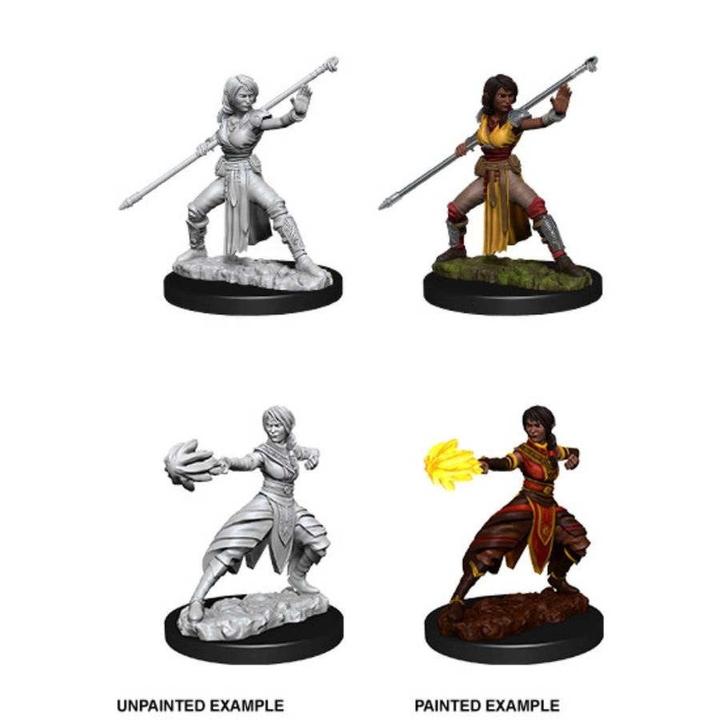 DND UNPAINTED MINIS WV10 FEMALE HALF-ELF MONK | Play N Trade Winnipeg