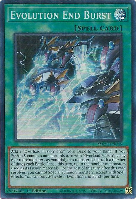 Evolution End Burst [MAZE-EN015] Super Rare | Play N Trade Winnipeg