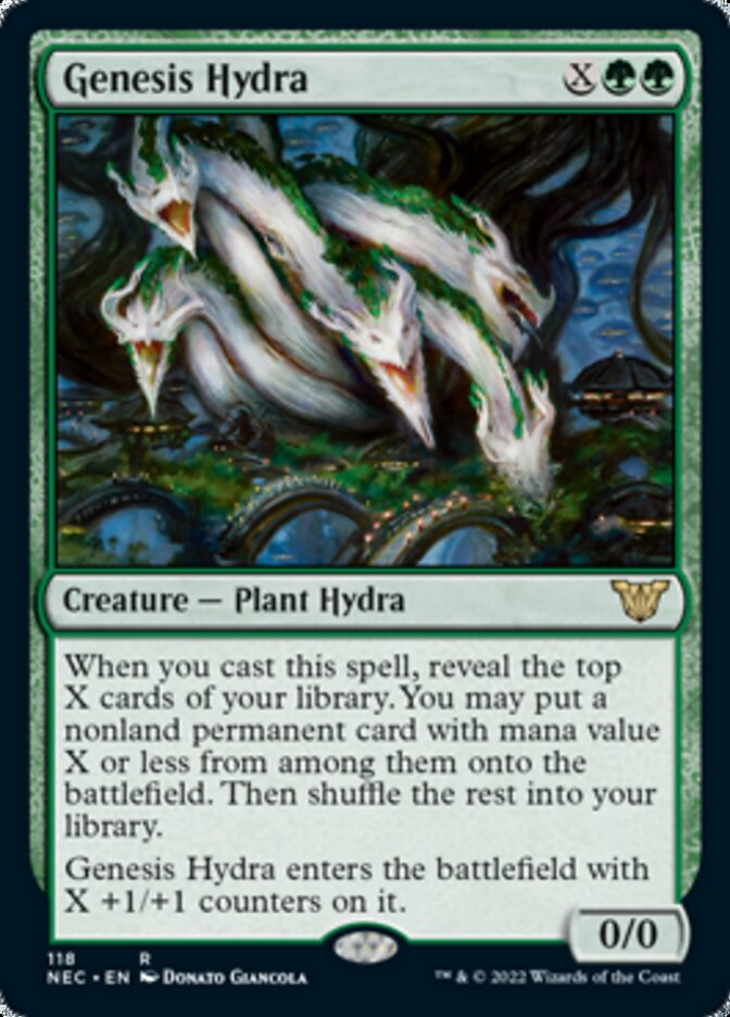 Genesis Hydra [Kamigawa: Neon Dynasty Commander] | Play N Trade Winnipeg