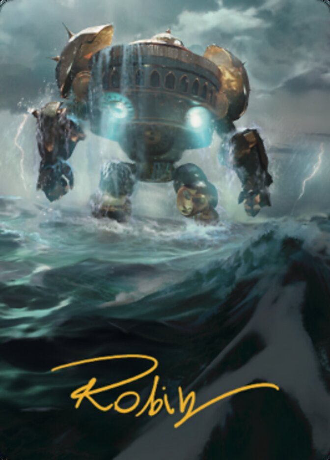 Island Art Card (Gold-Stamped Signature) [The Brothers' War Art Series] | Play N Trade Winnipeg