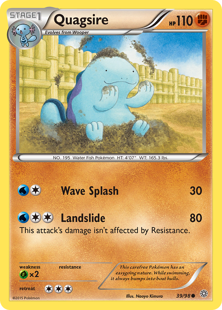 Quagsire (39/98) [XY: Ancient Origins] | Play N Trade Winnipeg