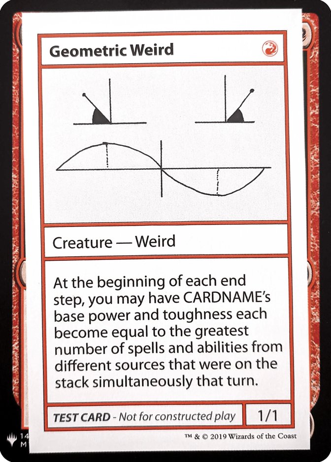 Geometric Weird [Mystery Booster Playtest Cards] | Play N Trade Winnipeg