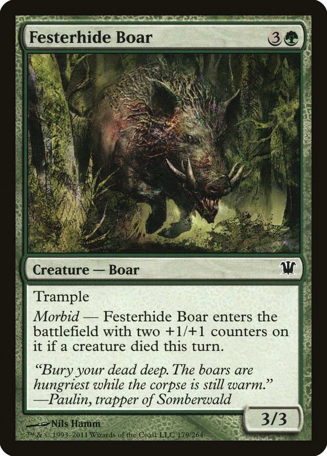 Festerhide Boar [Innistrad] | Play N Trade Winnipeg