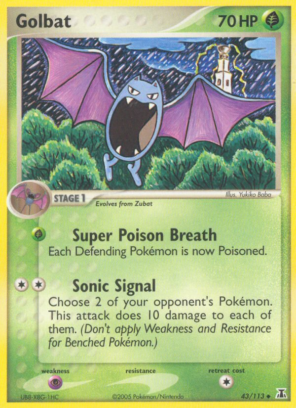 Golbat (43/113) [EX: Delta Species] | Play N Trade Winnipeg