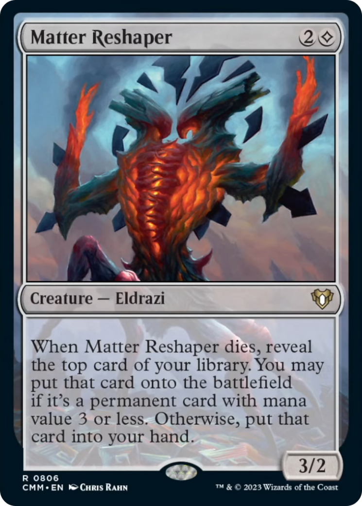 Matter Reshaper [Commander Masters] | Play N Trade Winnipeg