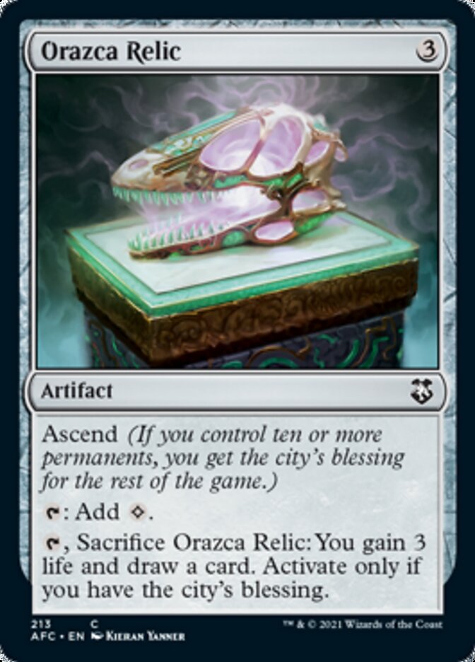 Orazca Relic [Dungeons & Dragons: Adventures in the Forgotten Realms Commander] | Play N Trade Winnipeg