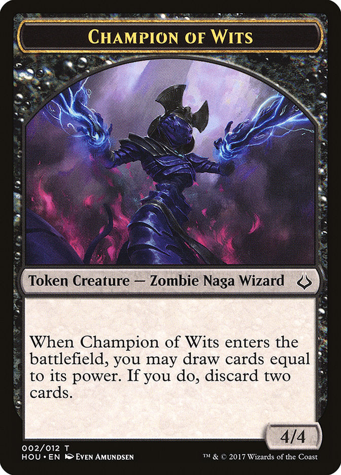 Champion of Wits [Hour of Devastation Tokens] | Play N Trade Winnipeg