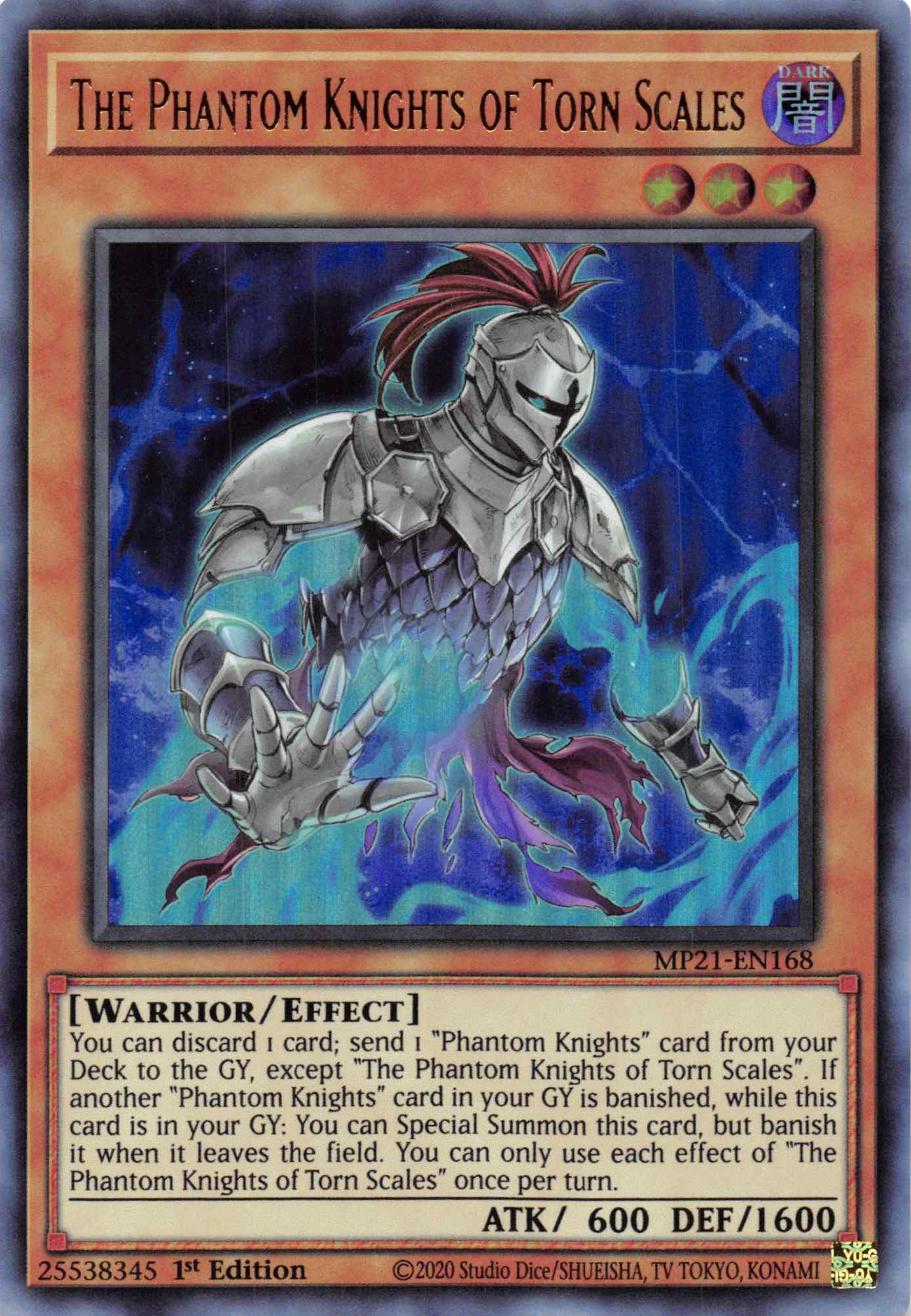 The Phantom Knights of Torn Scales [MP21-EN168] Ultra Rare | Play N Trade Winnipeg