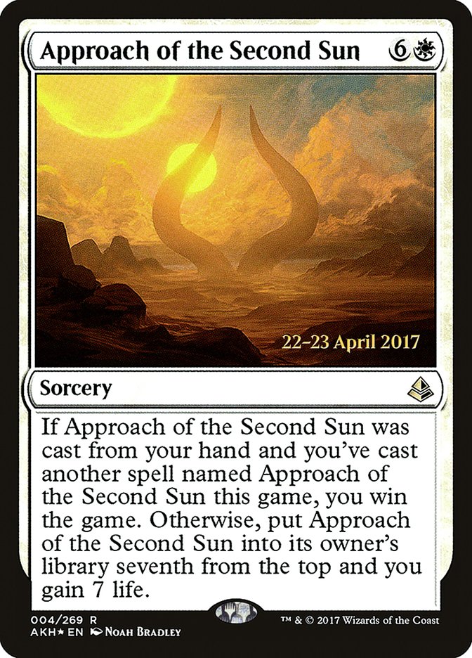 Approach of the Second Sun  [Amonkhet Prerelease Promos] | Play N Trade Winnipeg