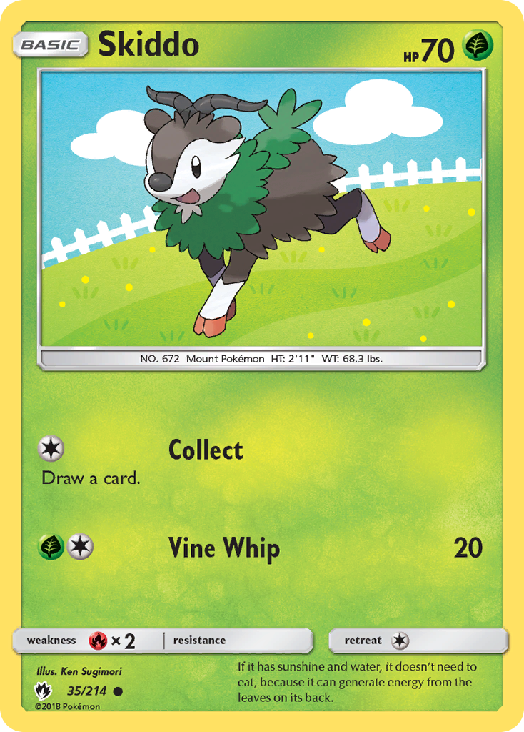 Skiddo (35/214) [Sun & Moon: Lost Thunder] | Play N Trade Winnipeg