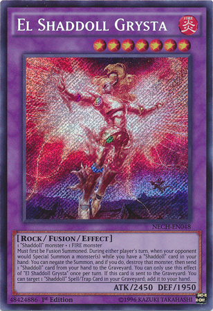 El Shaddoll Grysta [NECH-EN048] Secret Rare | Play N Trade Winnipeg