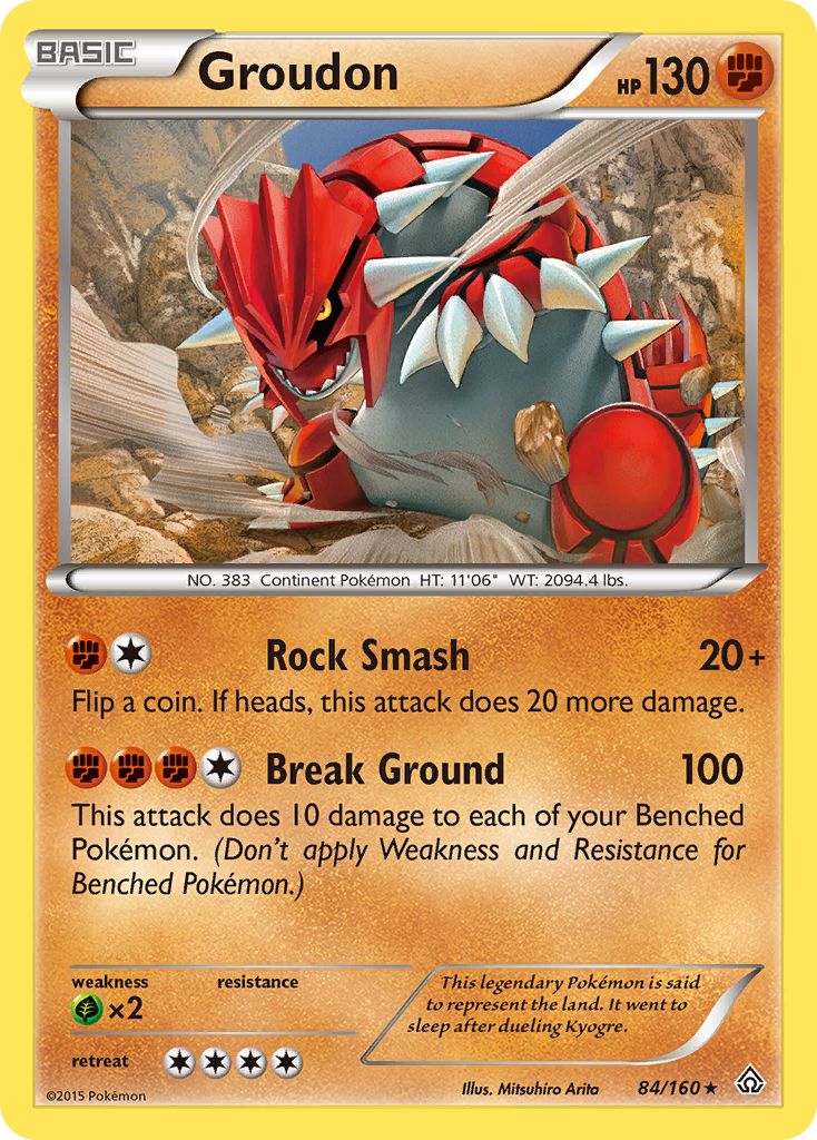 Groudon (84/160) [XY: Primal Clash] | Play N Trade Winnipeg