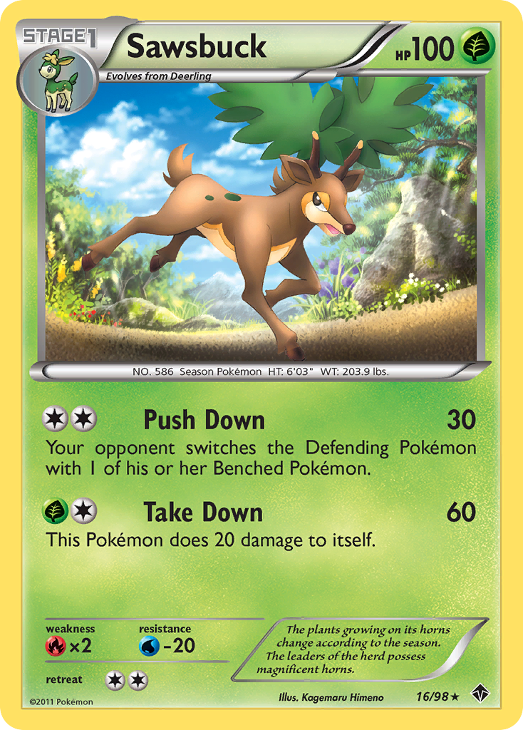 Sawsbuck (16/98) [Black & White: Emerging Powers] | Play N Trade Winnipeg