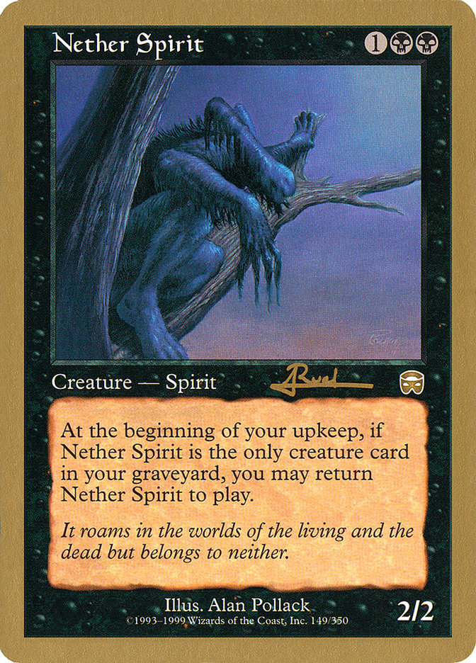 Nether Spirit (Antoine Ruel) [World Championship Decks 2001] | Play N Trade Winnipeg