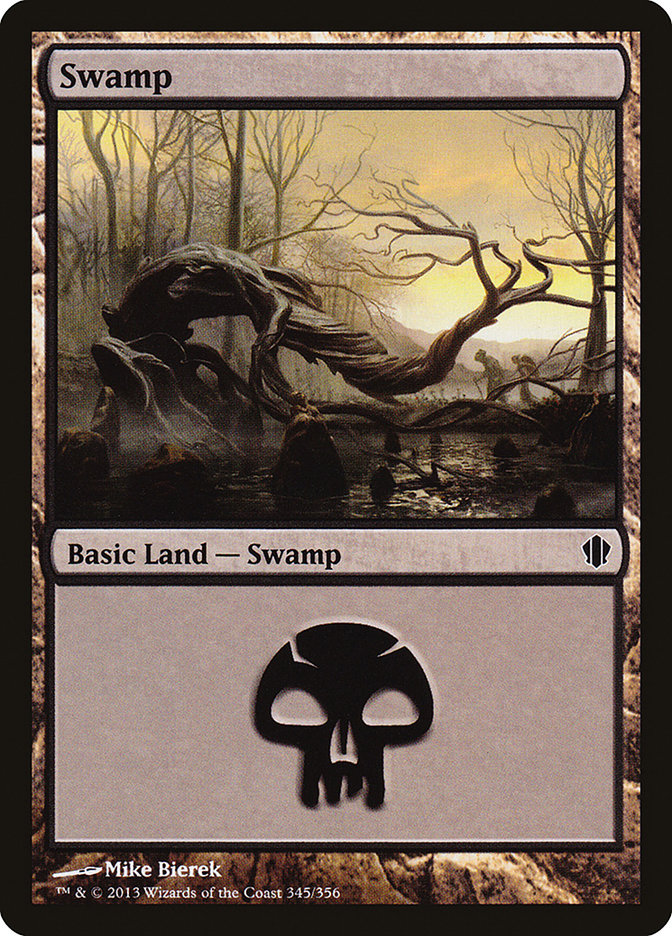 Swamp (345) [Commander 2013] | Play N Trade Winnipeg