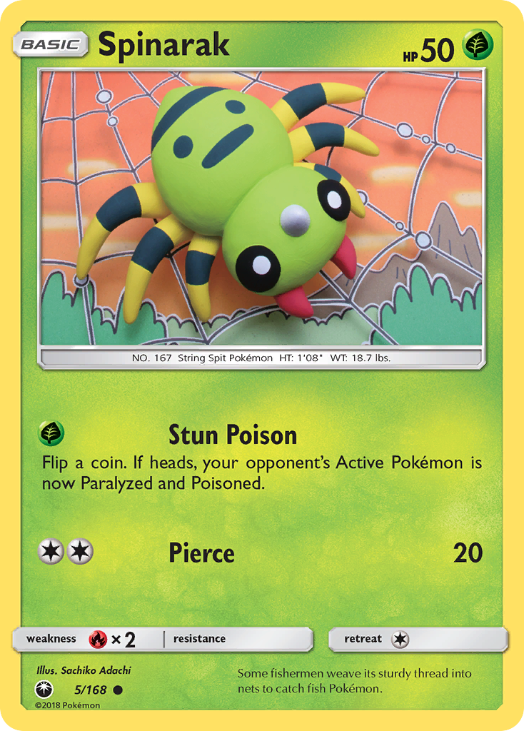 Spinarak (5/168) [Sun & Moon: Celestial Storm] | Play N Trade Winnipeg