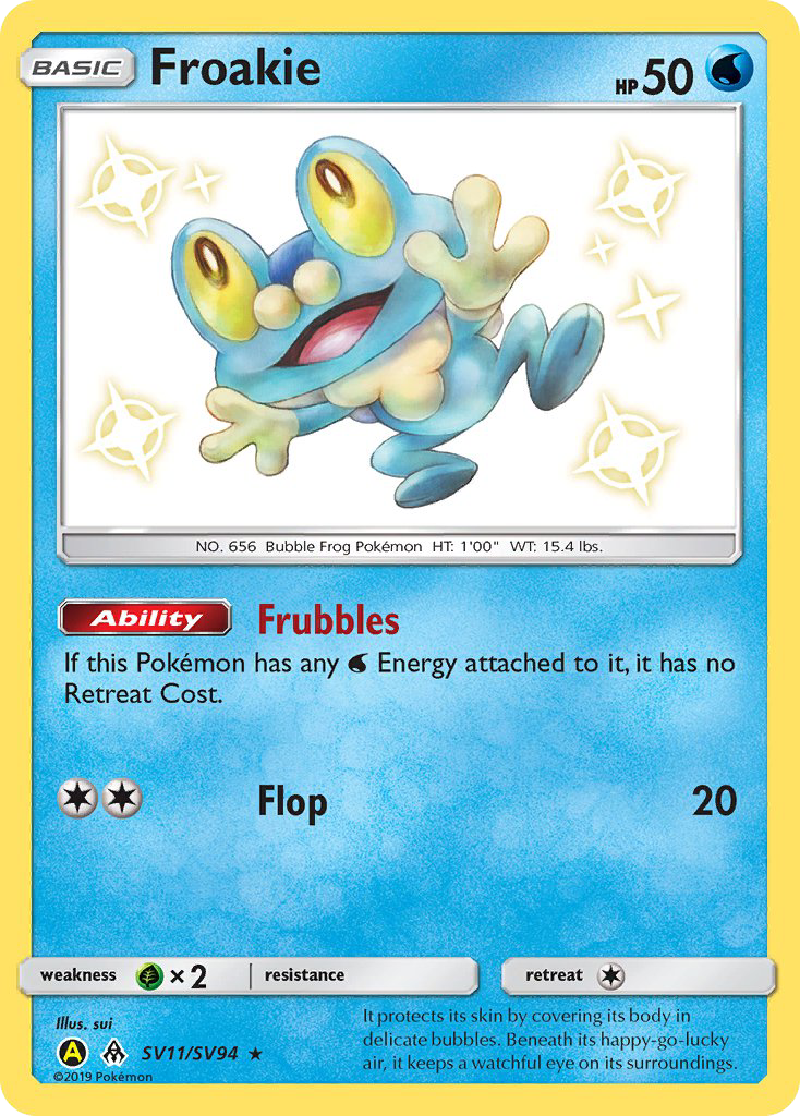 Froakie (SV11/SV94) [Sun & Moon: Hidden Fates - Shiny Vault] | Play N Trade Winnipeg