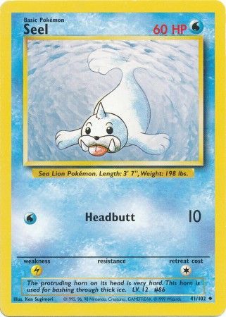 Seel (41/102) [Base Set Unlimited] | Play N Trade Winnipeg