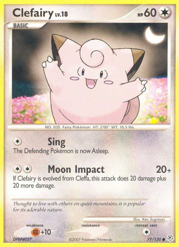 Clefairy (77/130) [Diamond & Pearl: Base Set] | Play N Trade Winnipeg