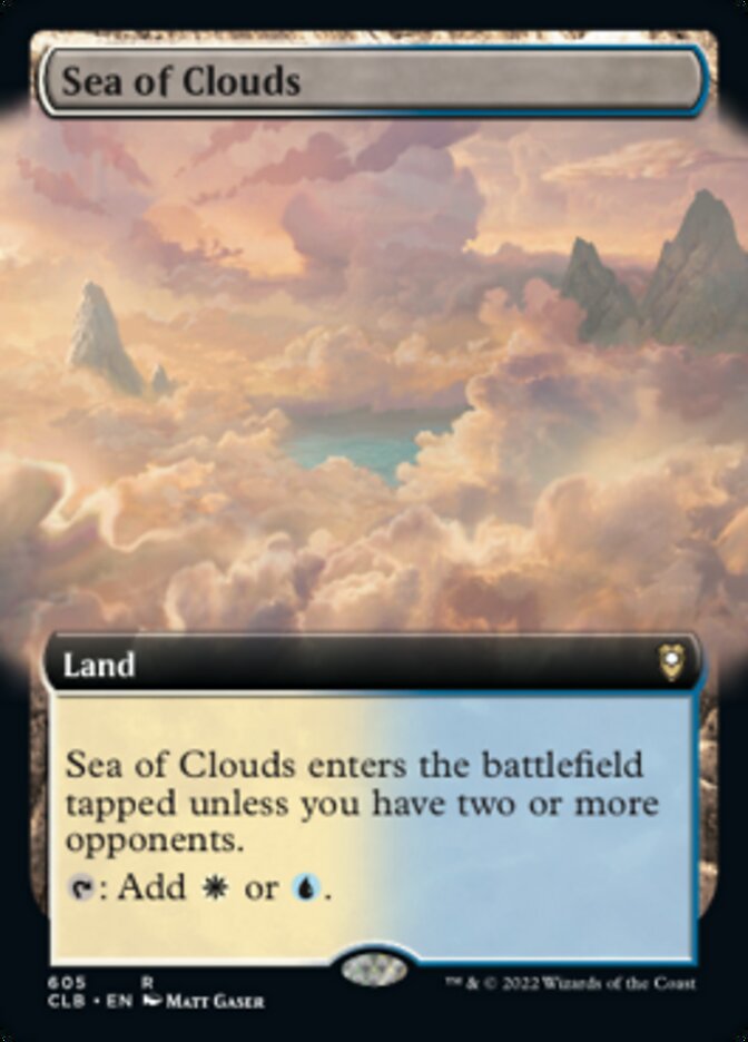 Sea of Clouds (Extended Art) [Commander Legends: Battle for Baldur's Gate] | Play N Trade Winnipeg