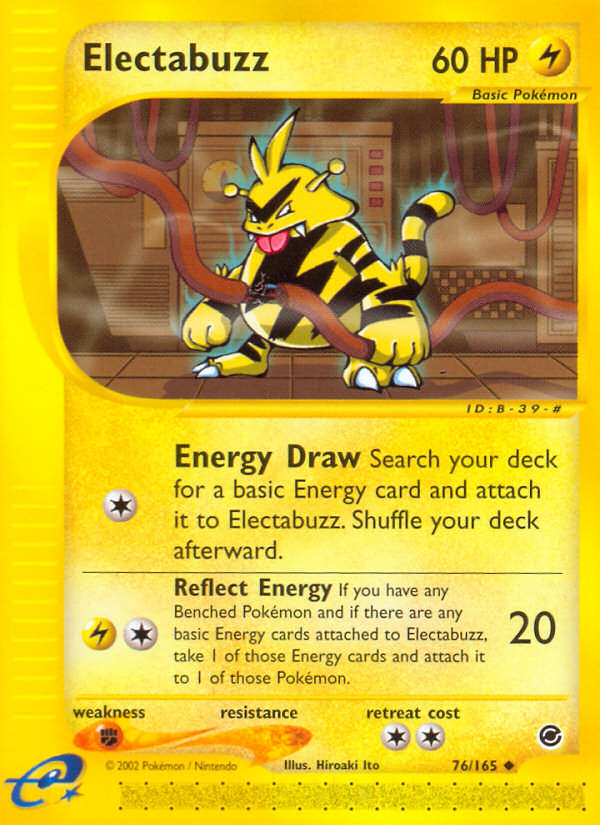 Electabuzz (76/165) [Expedition: Base Set] | Play N Trade Winnipeg