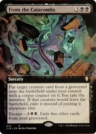 From the Catacombs (Extended Art) [Commander Legends: Battle for Baldur's Gate] | Play N Trade Winnipeg